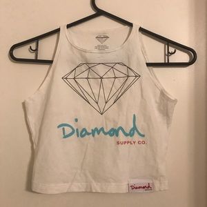 Diamond supply co. cropped tank *NEVER BEEN WORN*